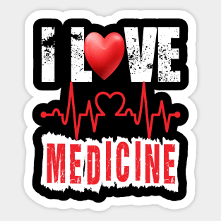 l love medicine Sticker